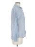 Love Notes 100% Cotton Blue Long Sleeve Button-Down Shirt Size M - photo 4