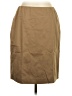 Anne Klein 100% Polyester Solid Tan Casual Skirt Size 4 - photo 1