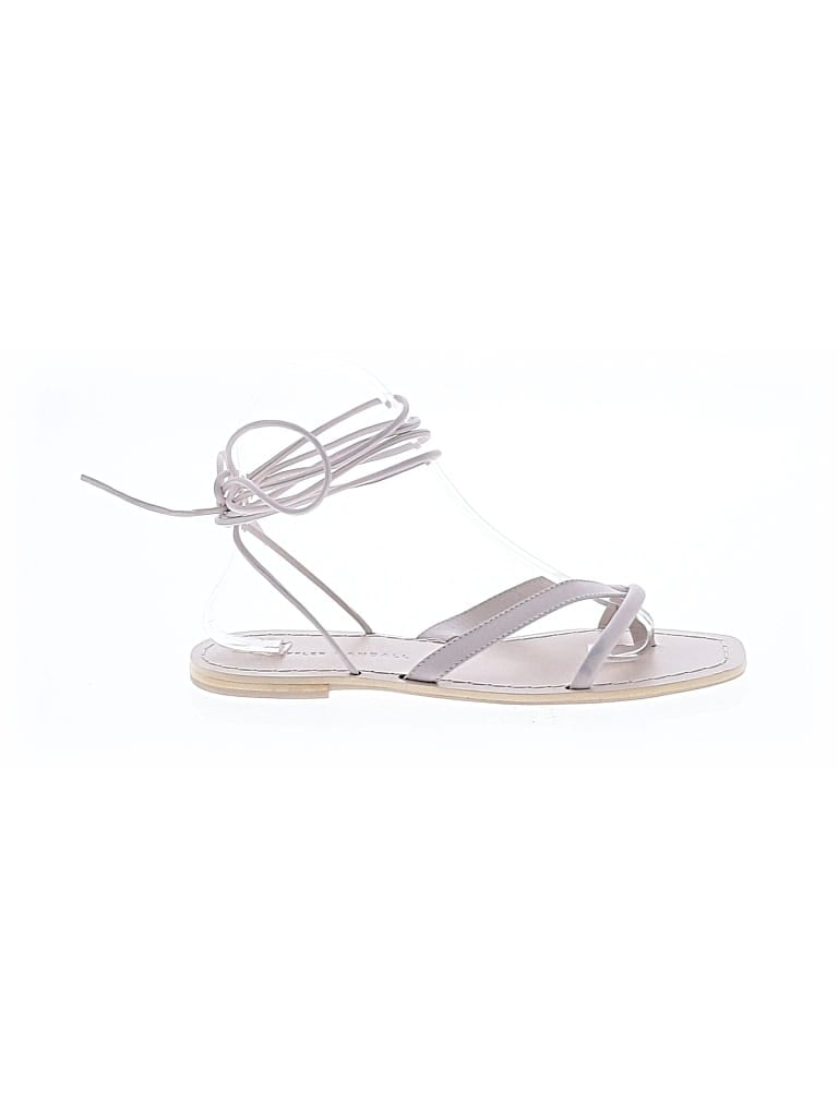 Pre-owned Loeffler Randall Sandals In White