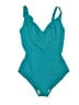 Empreinte Solid Teal One Piece Swimsuit Size 34E - photo 1