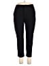 ELOQUII Solid Black Casual Pants Size 14 - photo 1