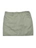 Assorted Brands Solid Green Gray Casual Skirt Size L - photo 2