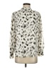 Vince Camuto 100% Polyester Animal Print Ivory Long Sleeve Blouse Size XS - photo 1
