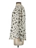Vince Camuto 100% Polyester Animal Print Ivory Long Sleeve Blouse Size XS - photo 5