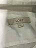 Ann Taylor LOFT Ivory 3/4 Sleeve Button-Down Shirt Size XL - photo 7