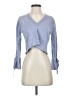 J.Crew Blue Long Sleeve Top Size S - photo 1