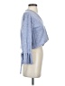 J.Crew Blue Long Sleeve Top Size S - photo 4
