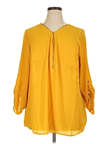 Sacred Threads 3/4 Sleeve Blouse (view 1)