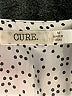 Cure 100% Polyester Polka Dots White Sleeveless Blouse Size M - photo 7