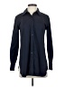 Lyssé Blue Long Sleeve Button-Down Shirt Size XS - photo 1