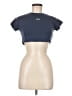 Zara Blue Short Sleeve Turtleneck Size 6 - 7 - photo 1