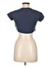 Zara Blue Short Sleeve Turtleneck Size 6 - 7 - photo 2