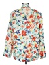 Minkpink 100% Viscose Orange White Kimono Size M - photo 2