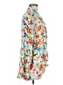 Minkpink 100% Viscose Orange White Kimono Size M - photo 4