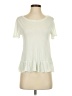 Hinge Ivory Short Sleeve Top Size XS - photo 1