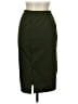 Touch Me Solid Green Formal Skirt Size M - photo 2