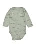 Carter's Print Gray Long Sleeve Onesie 3-6 MO / 6 MO - photo 1