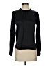 Maison de Papillon Black Long Sleeve Blouse Size XS - photo 1