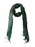 Unbranded Animal Print Teal Blue Scarf One size - photo 1