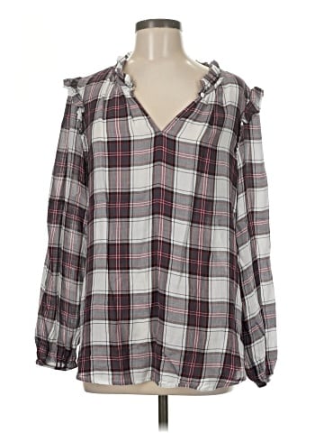 Ann Taylor LOFT Long Sleeve Blouse (view 1)