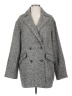 H&M 100% Polyester Tweed Gray Coat Size S - photo 1