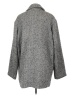 H&M 100% Polyester Tweed Gray Coat Size S - photo 2