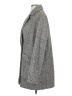 H&M 100% Polyester Tweed Gray Coat Size S - photo 5