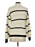 Shein 100% Acrylic Stripes Ivory Pullover Sweater Size 8 - 10 - photo 2