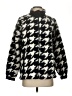J.Jill 100% Polyester Houndstooth Gray Coat Size S - photo 1