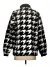 J.Jill 100% Polyester Houndstooth Gray Coat Size S - photo 2