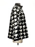 J.Jill 100% Polyester Houndstooth Gray Coat Size S - photo 4