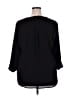Torrid 100% Polyester Black 3/4 Sleeve Blouse Size 2X Plus (2) - photo 2