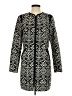 Dennis by Dennis Basso 100% Polyester Print Black Coat Size 2 - photo 1