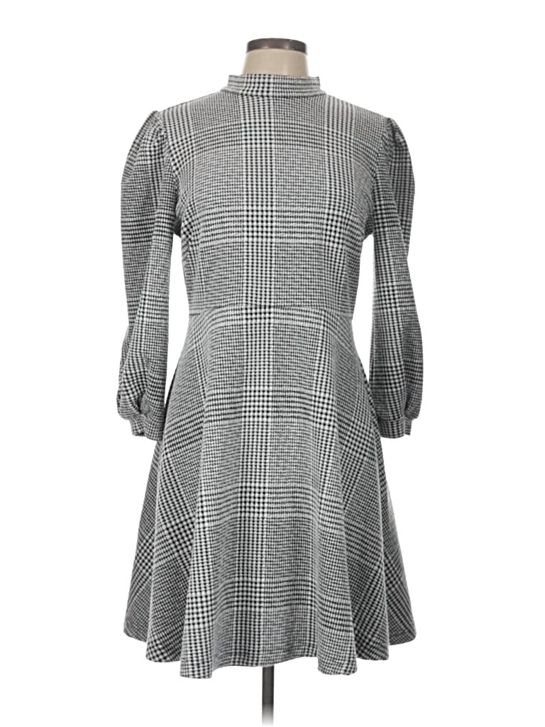 Pre-owned Sharagano Casual Dress In Gray
