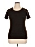 L.e.i. Brown Short Sleeve Top Size L - photo 1