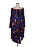 Jete Print Blue Cocktail Dress Size 2X - photo 1
