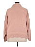 Absolutely Famous 100% Polyester Pink Turtleneck Sweater Size 2X - photo 2
