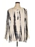 L'Agence Tie-dye Silver 3/4 Sleeve Blouse Size XL (estimated) - photo 1
