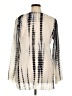 L'Agence Tie-dye Silver 3/4 Sleeve Blouse Size XL (estimated) - photo 2