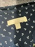 Banana Republic 100% Polyester Polka Dots Blue Black Sleeveless Blouse Size 4 - photo 7