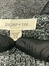 Paper Tee Gray Cardigan Size 1X - photo 7