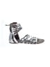 Free People Metallic Silver Gray Sandals Size EU 38 - photo 1