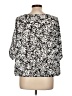 Thalia Sodi 100% Polyester Black 3/4 Sleeve Blouse Size L - photo 2