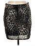 Renee C. Animal Print Black Casual Skirt Size M (petite) - photo 1