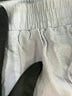 Unbranded 100% Polyester Solid Ivory Gray Shorts Size S - photo 3