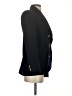 Fashion 100% Polyester Black Blue Blazer Size S - photo 4