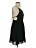 The Hanger 100% Polyester Solid Black Casual Dress Size S - photo 4