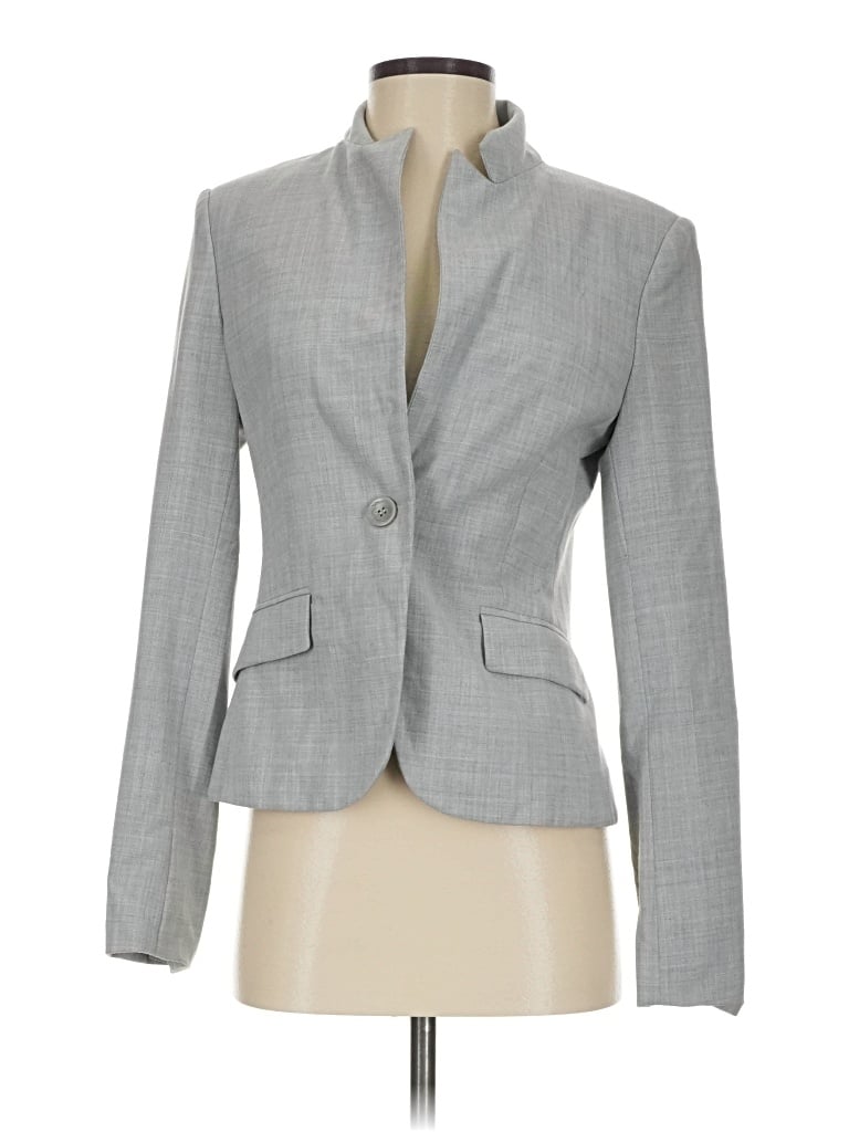 Pre-owned Express Design Studio Blazer Jacket In Gray
