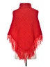 Unbranded Red Poncho Size S (estimated) - photo 2
