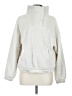 Athleta 100% Polyester Silver Faux Fur Jacket Size M - photo 1